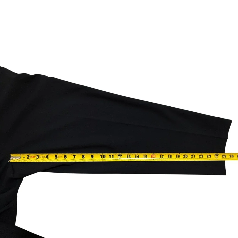 HM Black Ankle Dress Pants Womens Size 10 Tapered Professional Workwear Trouser - Picture 6 of 8